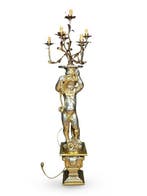 Kandelaber - Hout - Moro / Vloerkandelaar in Venetiaanse