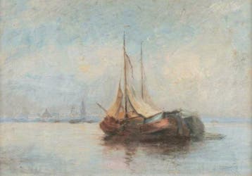 Hobbe Smith (1862–1942), attribut - Gezicht op het IJ te