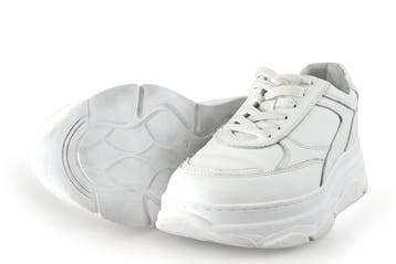 Manfield Sneakers in maat 40 Wit, Verzenden, Wit, Manfield, Sneakers of Gympen