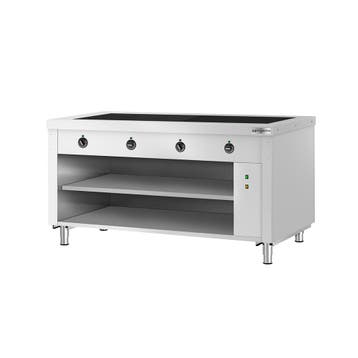 GGM Gastro | Buffet warmhoud KOPENHAGEN - 1560mm - met |, Verzenden, Nieuw, Effen, Kop(pen) en/of Schotel(s)