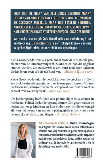 De crèchecrisis 9789464341713 Celia Groothedde, Verzenden, Gelezen, Celia Groothedde