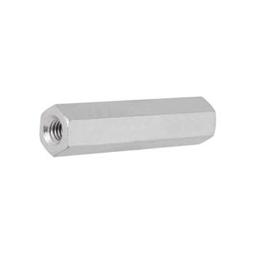 verbindingsmoer koppelmoer M6 schroefdraad - 30mm - Gegalvan, Ophalen of Verzenden, Nieuw, Minder dan 50 mm, Bouten of Moeren