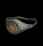 Oud-Romeins Romeinse gouden ring in brons - 100/200 na