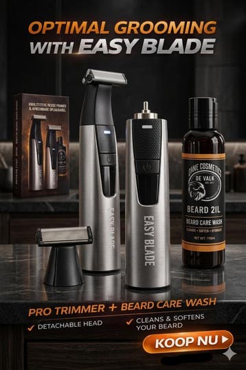 Easy blade trimmer - 2 in 1 reiniger, Nieuw, Verzorging
