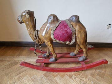 Hobbelpaard - Giocattolo Cammello a dondolo - 1900-1910 -, Antiek en Kunst, Antiek | Speelgoed