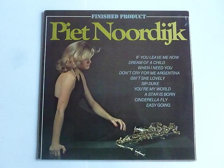 Piet Noordijk - Finished Product (LP), Cd's en Dvd's, Vinyl | Jazz en Blues, Zo goed als nieuw, Ophalen of Verzenden