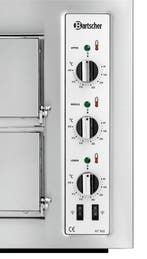 Bartscher Pizza Oven | RVS | 2x 4 Pizza’s Ø25cm | 2 Kamers |, Zakelijke goederen, Horeca | Keukenapparatuur, Ophalen of Verzenden