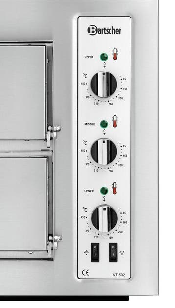 Bartscher Pizza Oven | RVS | 2x 4 Pizza’s Ø25cm | 2 Kamers |, Zakelijke goederen, Horeca | Keukenapparatuur, Ophalen of Verzenden