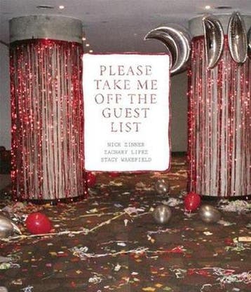 Please Take Me Off The Guest List, Ophalen of Verzenden, Nieuw