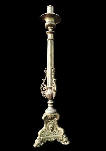 Taperstick (kleine blaker met een dunne pijp) - Brons,