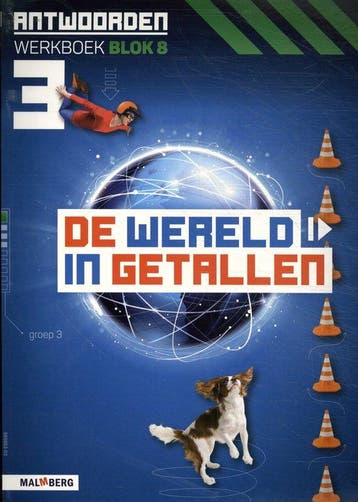 De wereld in getallen gr 3 antwbk blok 8 9789402040043, Verzenden, Zo goed als nieuw
