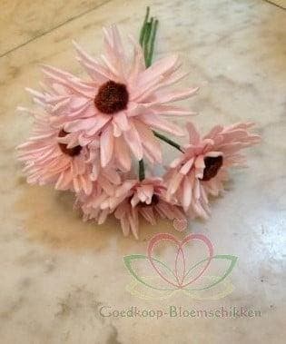 Aster Gerbera Softroze Foambloem Doos 30 stuks, Ophalen of Verzenden, Nieuw