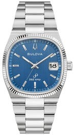 Bulova 96B440 Super Seville horloge, Overige merken, Staal, Verzenden, Polshorloge