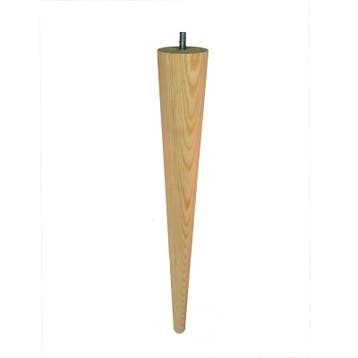 Tapse grenen salontafel poot 450x54mm retro conisch, Ophalen of Verzenden, Nieuw, Grenenhout