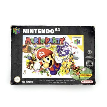 Mario Party - Nintendo 64 N64 - PAL EUR - CIB, Ophalen of Verzenden, Zo goed als nieuw