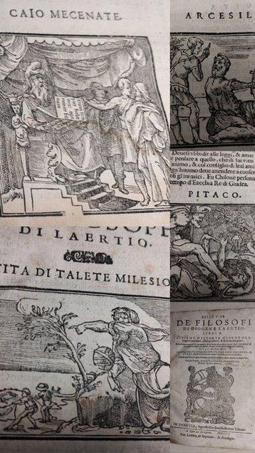 Diogene Laertio - Diógenes Laertio - Delle vite dei filosofi, Antiek en Kunst