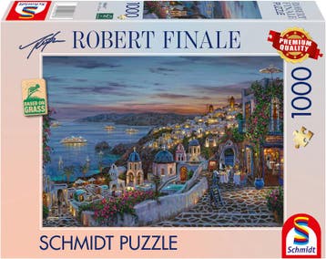 Sunset in Santorini Puzzel (1000 stukjes) | Schmidt -, Verzenden, Nieuw