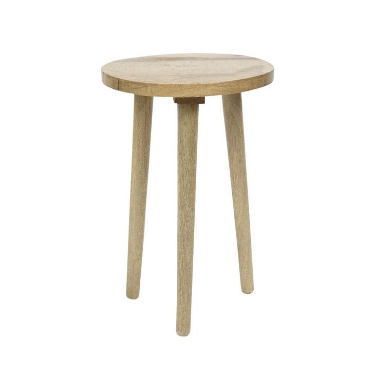 tafel mango hout dia 30cm, Huis en Inrichting, Woonaccessoires | Overige, Verzenden