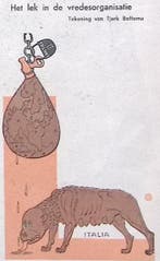 Het lek in de vredesorganisatie (lijst optie, Lithos), Verzenden