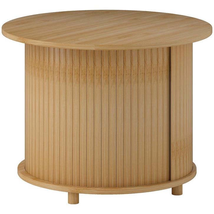 Salontafel Woonkamertafel Van Bamboe Met Verborgen Opslagrui, Huis en Inrichting, Woonaccessoires | Kussens, Nieuw, Verzenden