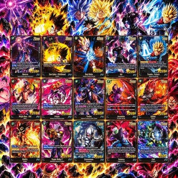 Bandai - 15 Card - Dragon Ball, Dragon Ball Z - Son Goku 15, Nieuw