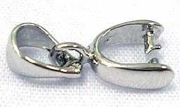 1 x platinum kleur bails hanger, verbinder, bails 13 x3,5..., Ophalen of Verzenden, Nieuw, Bedel
