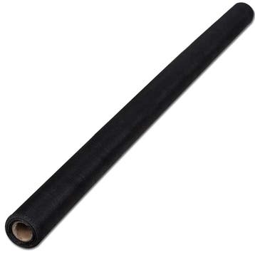 vidaXL Gaas 100x500 cm glasvezel zwart, Verzenden, Nieuw, Overige materialen