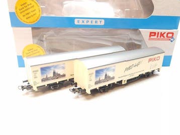 Piko H0 - 72217 - Modeltrein goederenwagon (2) - 2x Piko, Nieuw