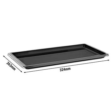 GGM Gastro | Dienblad - Polycarbonaat - GN 1/2 - hoogte: |, Verzenden