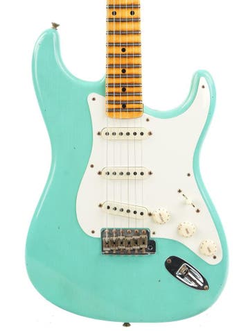 Fender Custom Shop LTD 57 Stratocaster Seafoam Green Jour..., Ophalen of Verzenden, Zo goed als nieuw, Solid body, Fender