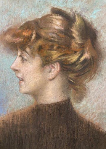 Attribuito a Giovanni Boldini (1842 - 1931) - Profilo di, Antiek en Kunst