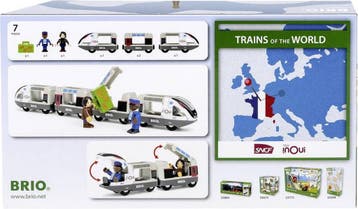 BRIO World TGV-hogesnelheidstrein - Speeltrein voor kinderen, Ophalen of Verzenden, Nieuw