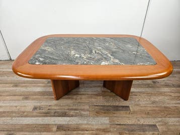 Hohnert Design - Salontafel - Koffietafel van hout en marmer