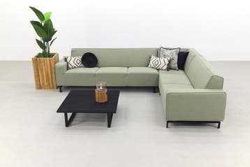 Boavista/Cuba Sunbrella loungeset - Heritage Leaf - 4-delig, Verzenden, Nieuw, Overige materialen, Loungeset