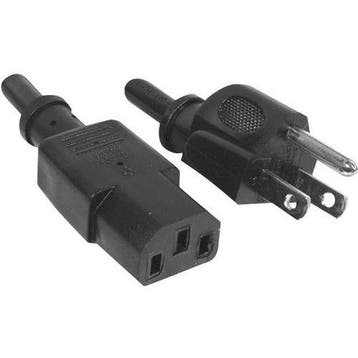 Voedingskabel - Amerikaanse NEMA 5-15 naar stekker IEC C13, Ophalen of Verzenden, Nieuw