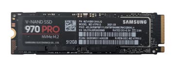 Samsung 970 PRO - NVMe SSD - 512 GB - M.2 2280 - PCIe 3.0, Computers en Software, Harde schijven, Verzenden, Refurbished