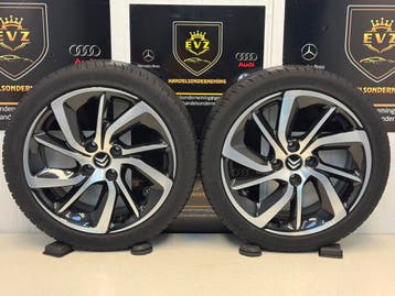 Org. Citroen DS3 bj.2015 2 stuks velgen met banden 4x108, Gebruikt, Banden en Velgen, 17 inch, 205 mm