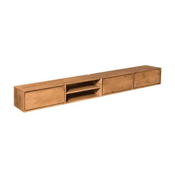 Zwevend tv meubel Ambiance Naturel | 240 cm | Starfurn, Ophalen of Verzenden, Nieuw