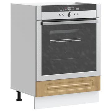 vidaXL Ovenkast Kalmar bewerkt hout artisanaal eikenkleur, Verzenden, Nieuw, Bruin