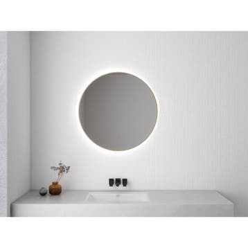 Wiesbaden Nomi Spiegel Rond met LED - Dimbaar - 60cm -, Ophalen of Verzenden, Nieuw