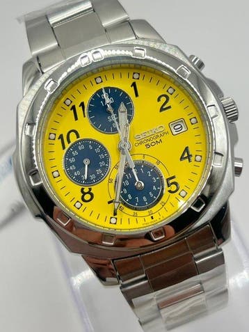 Seiko - Chronograph - Zonder minimumprijs - SND409 - Heren -