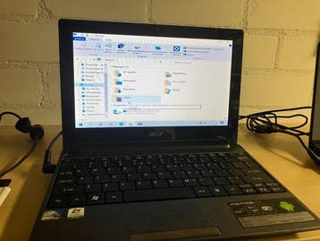 Acer Aspire One D255 1 gb memory ,windows 7 ,power, Nieuw