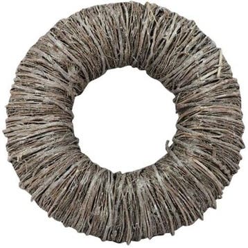 Krans Mactan Grass White Wash 25 cm, Ophalen of Verzenden, Nieuw