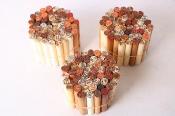 Verzameling van 150 Japanse Hanko-stempels - traditionele