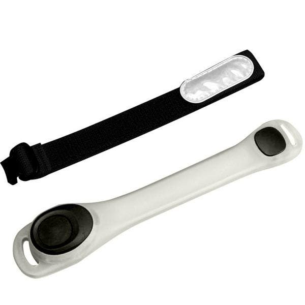 Hardloop verlichting voor arm en been - Wit, Sport en Fitness, Loopsport en Atletiek, Hardlopen, Overige typen, Nieuw, Overige merken