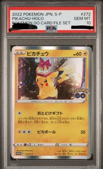 Pokémon - 1 Graded card - Pikachu 272/S-P Foil, Promo card -, Nieuw