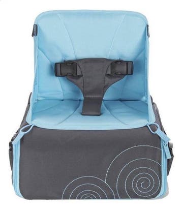 Munchkin stoelverhoger blauw - draagbaar kinderzitje, Verzenden, Nieuw