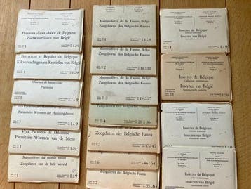 België - Dieren, Europa, Insects - 17 complete mapjes (153, Verzamelen, Gelopen
