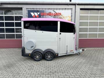 Ifor Williams HBX511 - Roze! Uit voorraad!, Nieuw, Aluminium, 2-paards trailer