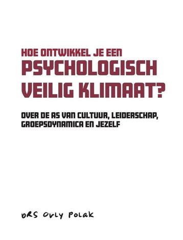 9789083260259 Hoe ontwikkel je een psychologisch veilig k..., Boeken, Verzenden, Zo goed als nieuw, Orly Polak